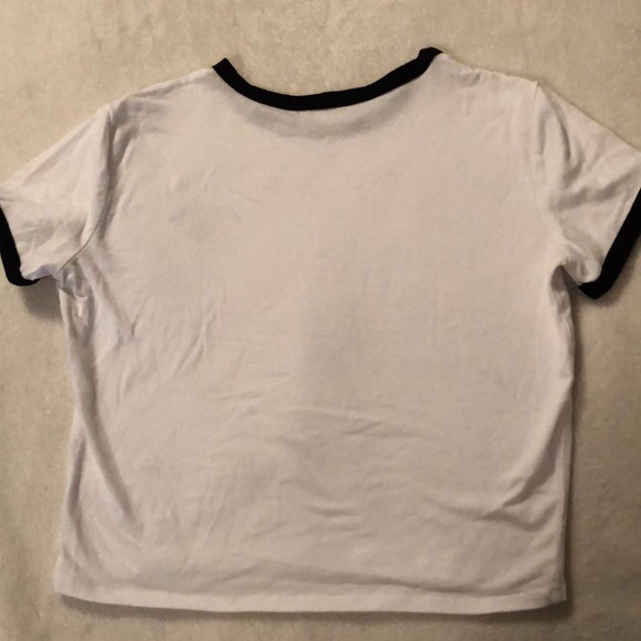 Dreamer ringer tee in white with navy trim from Forever21 - Picture 4 of 5
